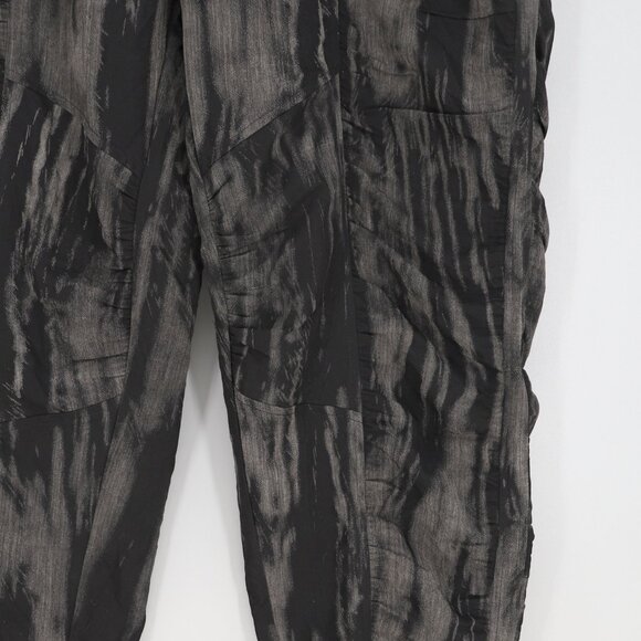 OLARS ULLA Ruched Pants in Gray & Black Sustainable Durable Functional Size L - Picture 7 of 10